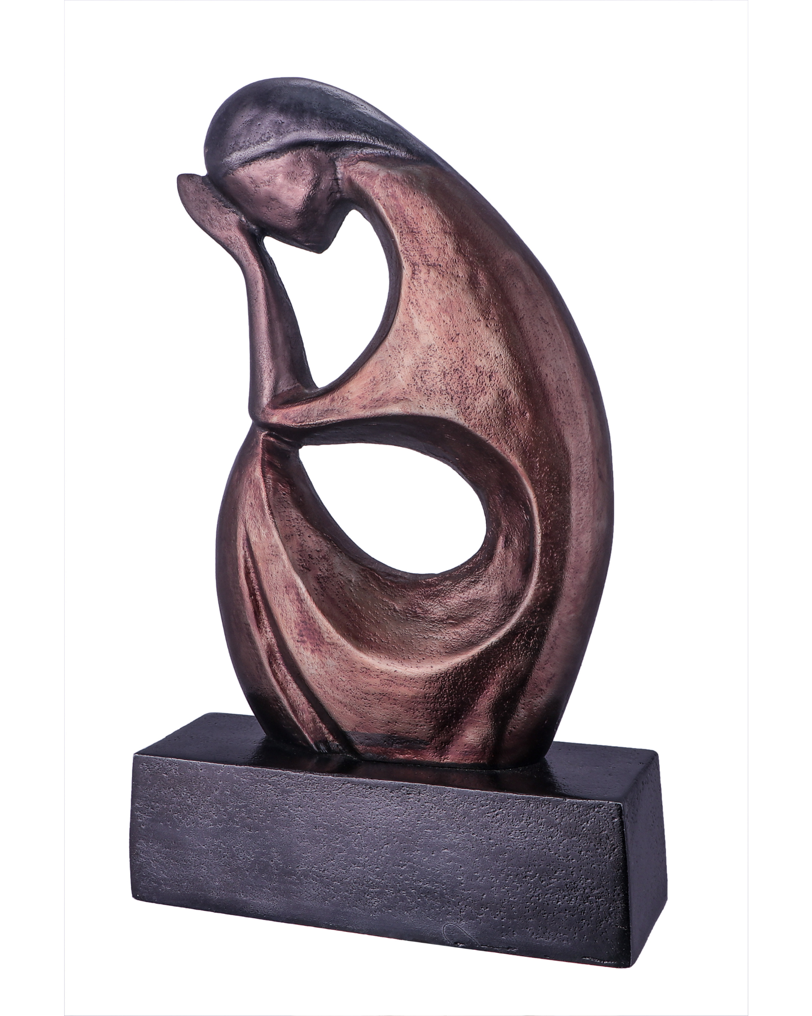 Handcrafted Prayerful Spirit Sculpture (Handpainted)