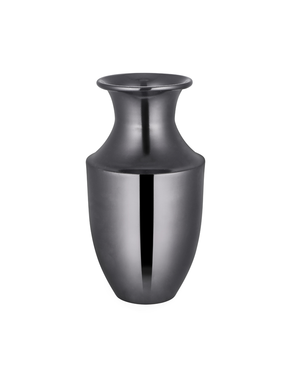Handcrafted Glossy Black Bud Vase