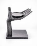 Handcrafted Open Palm Hand Silhouette with Granite Base