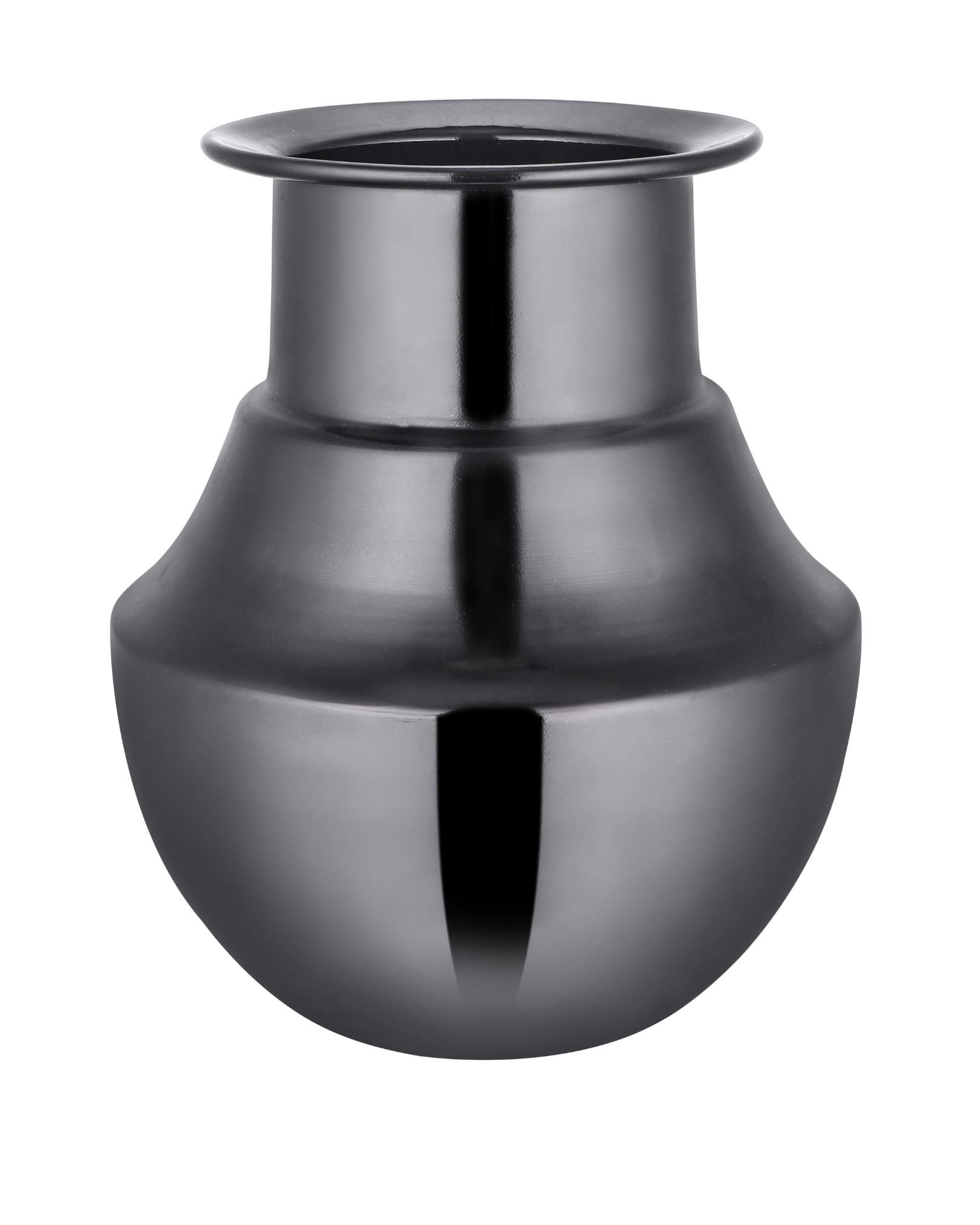 Handcrafetd Heritage Kalash Black Vase