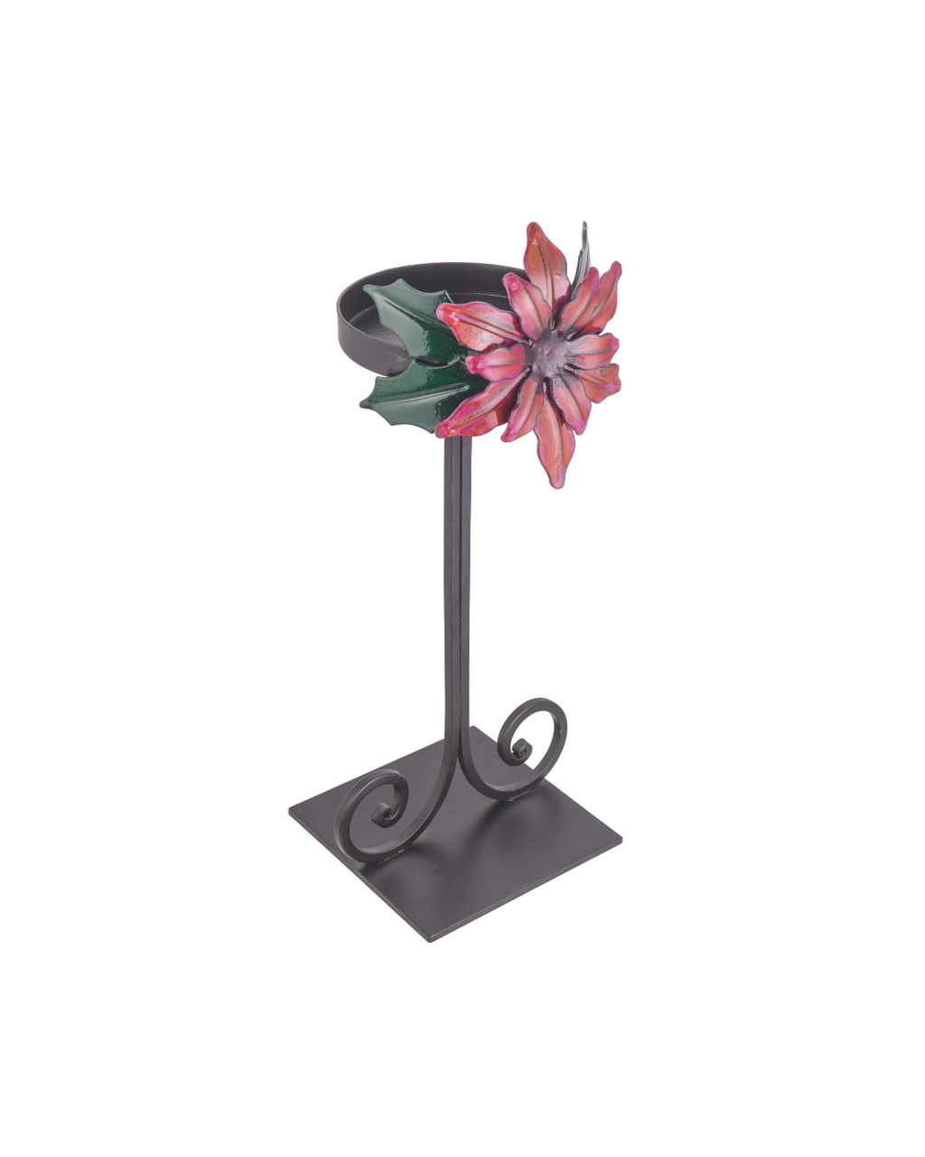 Taakshva Handcrafted Floral Candle Holder