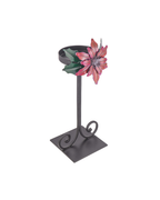 Taakshva Handcrafted Floral Candle Holder