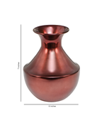 Handcrafted Polished Metallic Vase