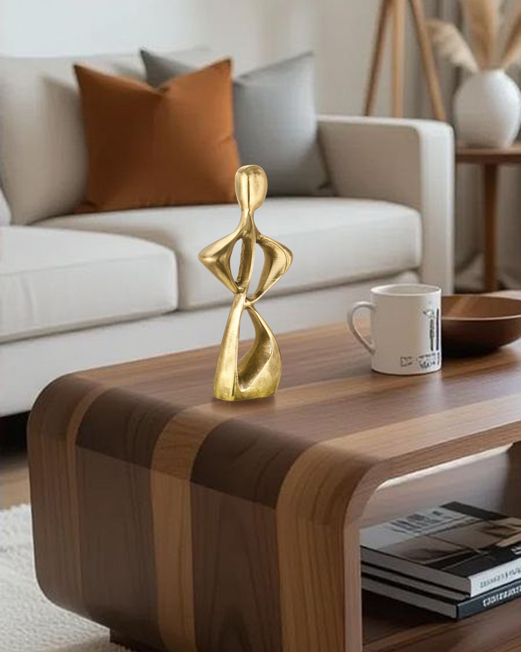 Handcrafted Infinity Figure Human Sculpture