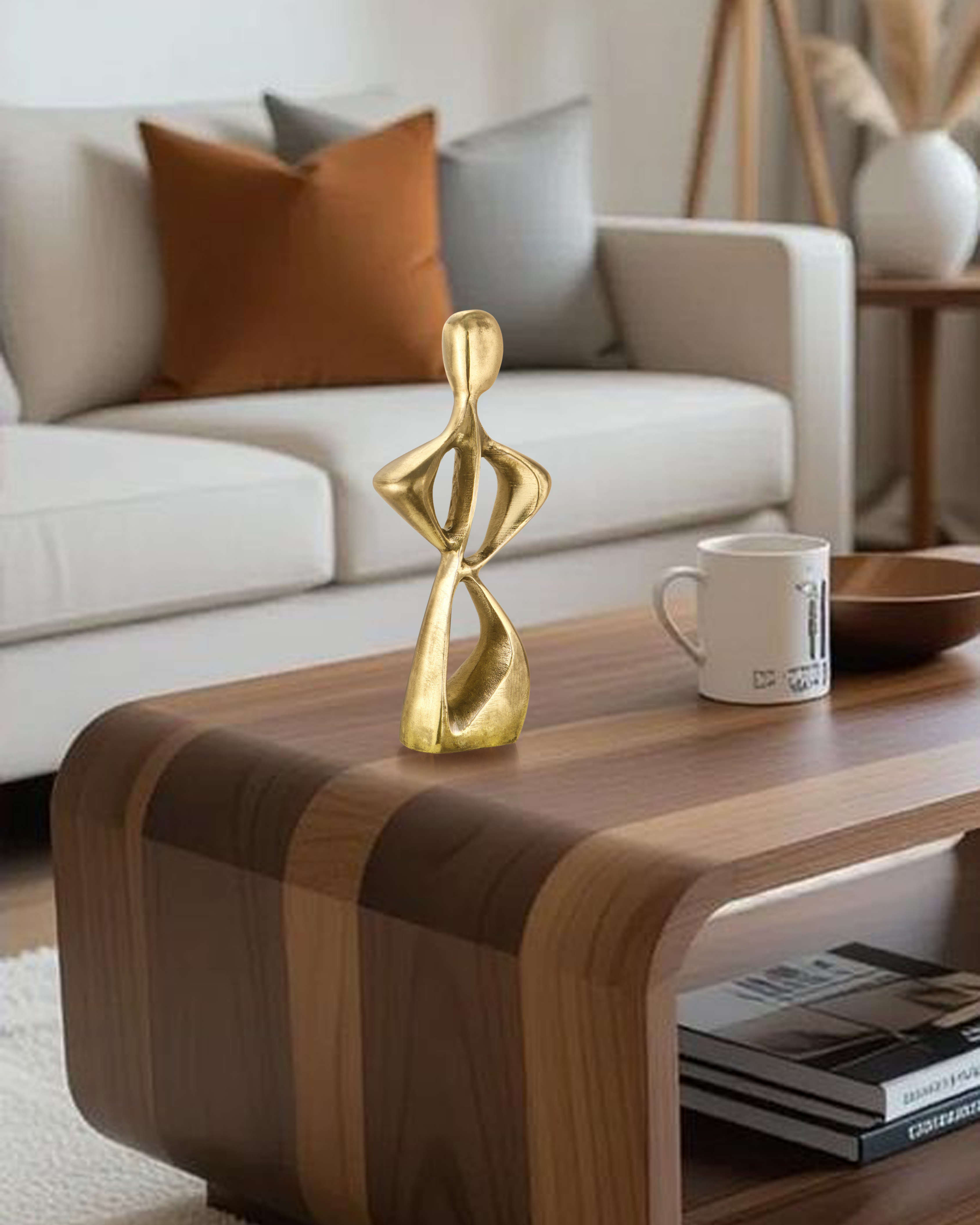 Handcrafted Infinity Figure Human Sculpture