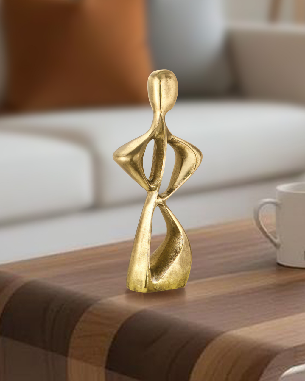 Handcrafted Infinity Figure Human Sculpture