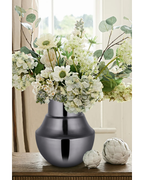 Handcrafetd Heritage Kalash Black Vase