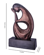 Handcrafted Prayerful Spirit Sculpture (Handpainted)