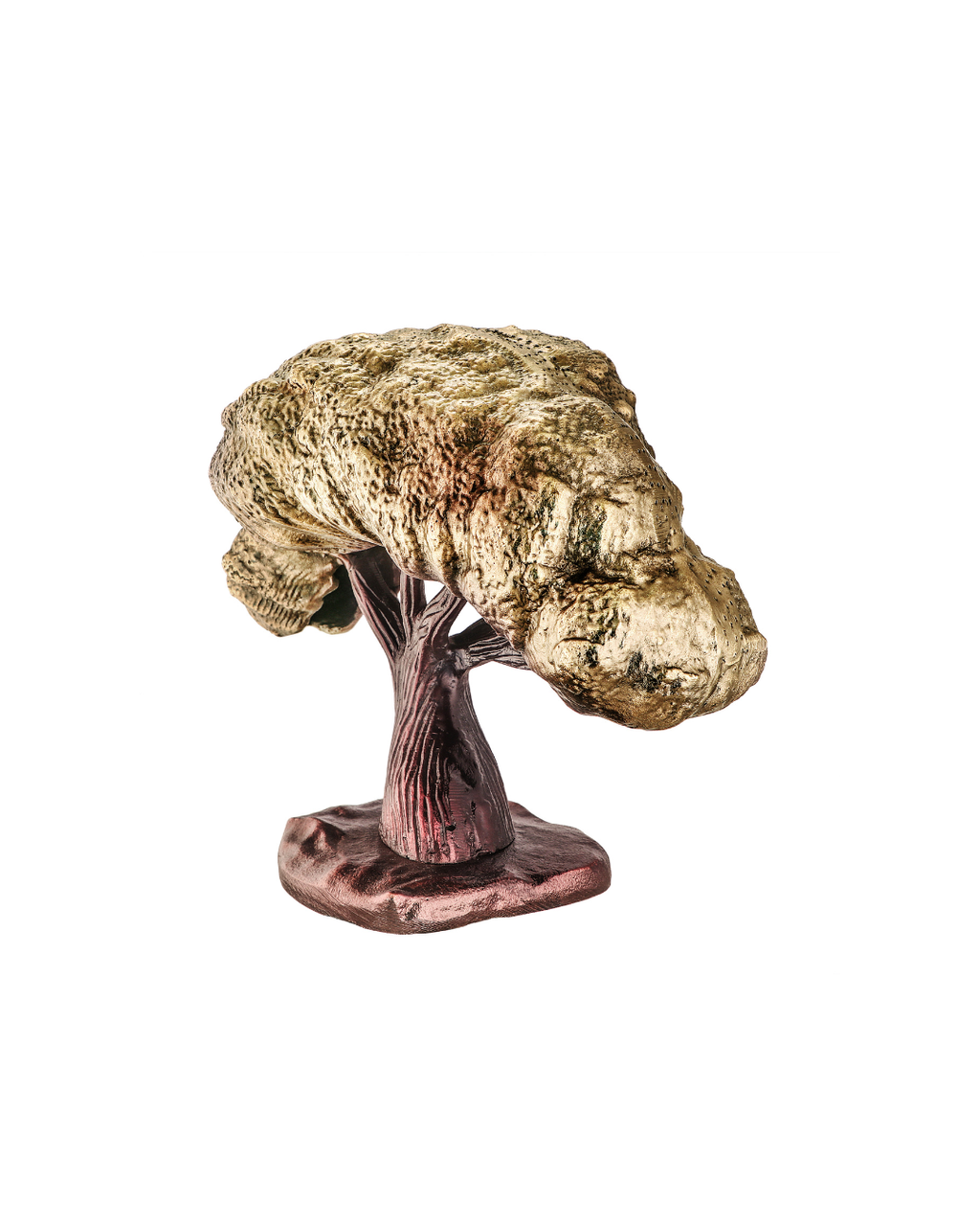 Taakshva Handcrafted Masterpiece Tree Sculpture for Elite Interiors Vintage Dual Tone Finish