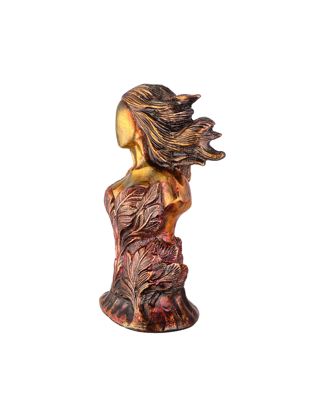 Taakshva Handcrafted Abstract Lady Sculpture Vintage Metallic Finish