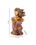 Taakshva Handcrafted Abstract Lady Sculpture Vintage Metallic Finish