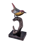 Hand-Finished Multi-Tonal Songbird Sculpture