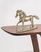 Handcrafted Majestic Horse Vintage Gold