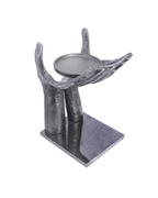 Handcrafted Open Palm Hand Silhouette with Granite Base