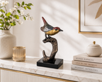 Hand-Finished Multi-Tonal Songbird Sculpture