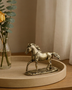 Handcrafted Majestic Horse Vintage Gold