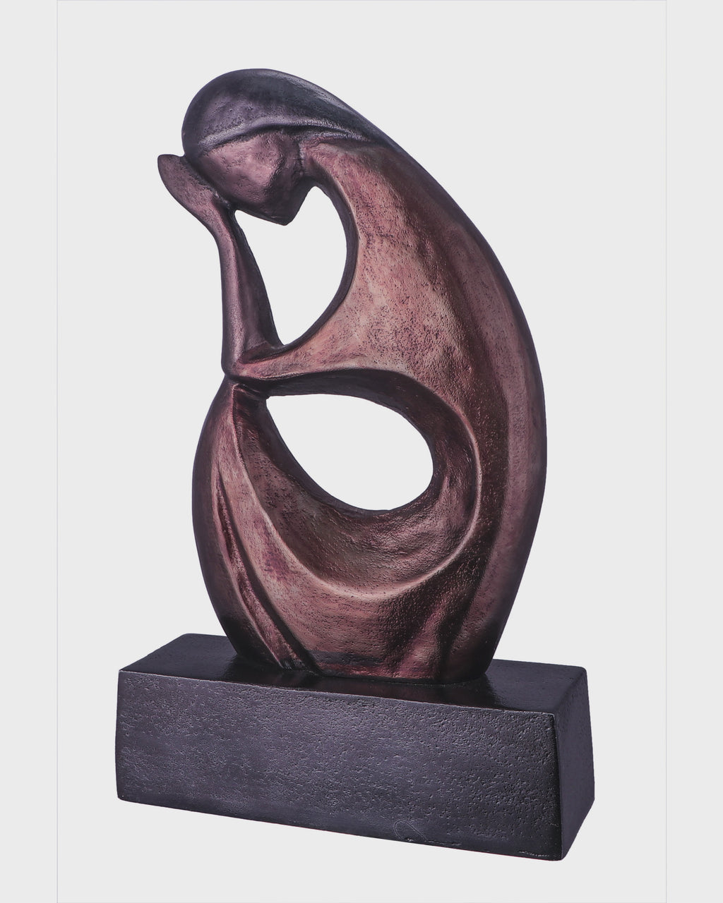 Handcrafted Prayerful Spirit Sculpture (Handpainted)