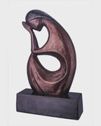 Handcrafted Prayerful Spirit Sculpture (Handpainted)