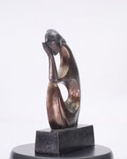 Handcrafted Prayerful Spirit Sculpture (Handpainted)